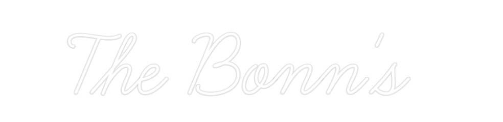 Custom Neon: The Bonn's