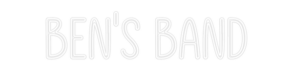 Custom Neon: Ben's Band