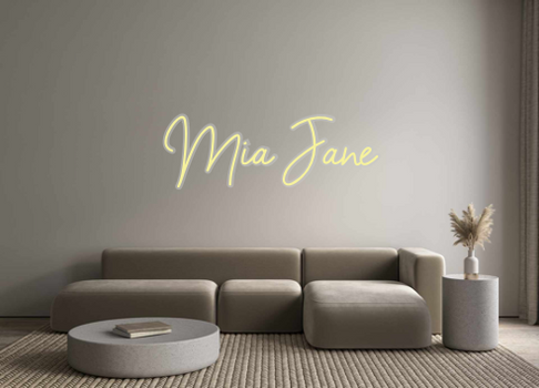 Custom Neon: Mia Jane