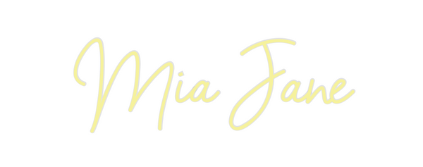 Custom Neon: Mia Jane