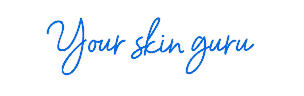 Custom Neon: Your skin guru
