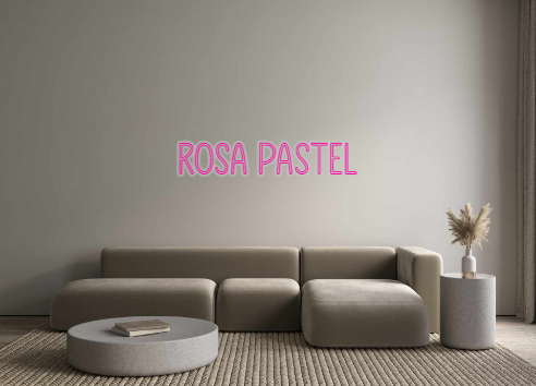 Custom Neon: rosa pastel