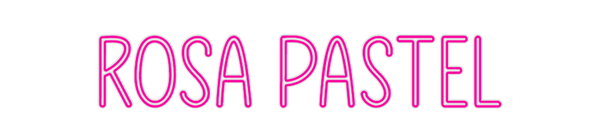 Custom Neon: rosa pastel