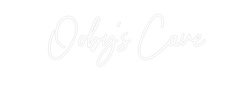 Custom Neon: Ooby's Cave