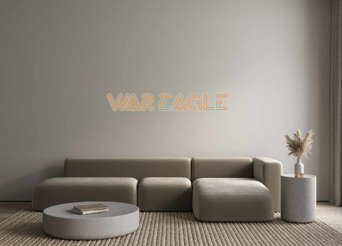 Custom Neon: WAR EAGLE
