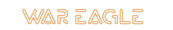 Custom Neon: WAR EAGLE