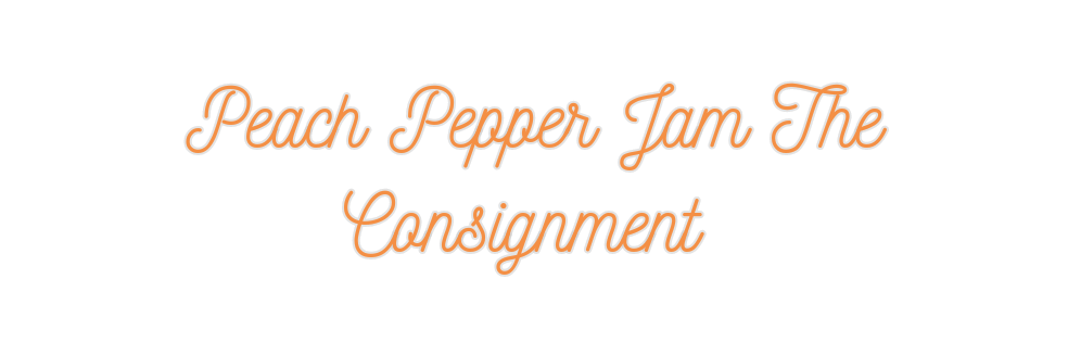 Custom Neon: Peach Pepper ...