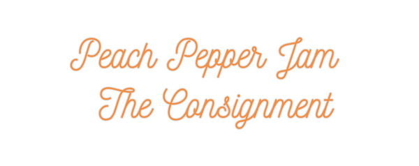 Custom Neon: Peach Pepper ...