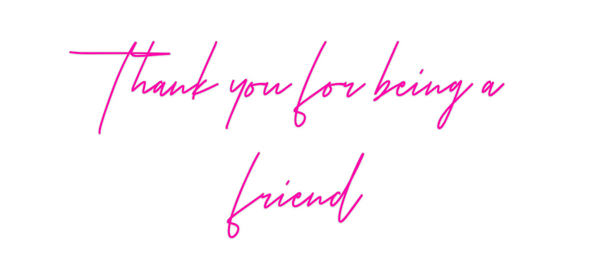 Custom Neon: Thank you for...