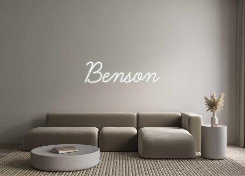 Custom Neon: Benson