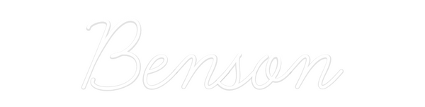 Custom Neon: Benson