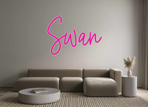 Custom Neon: Swan