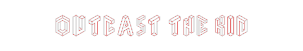 Custom Neon: OUTCAST THE KID