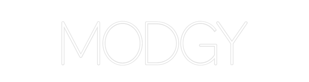 Custom Neon: MODGY
