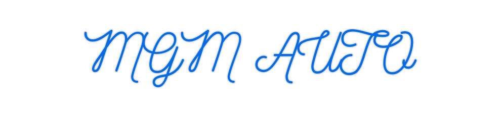 Custom Neon: MGM AUTO