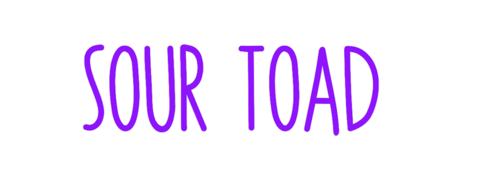 Custom Neon: SOUR TOAD