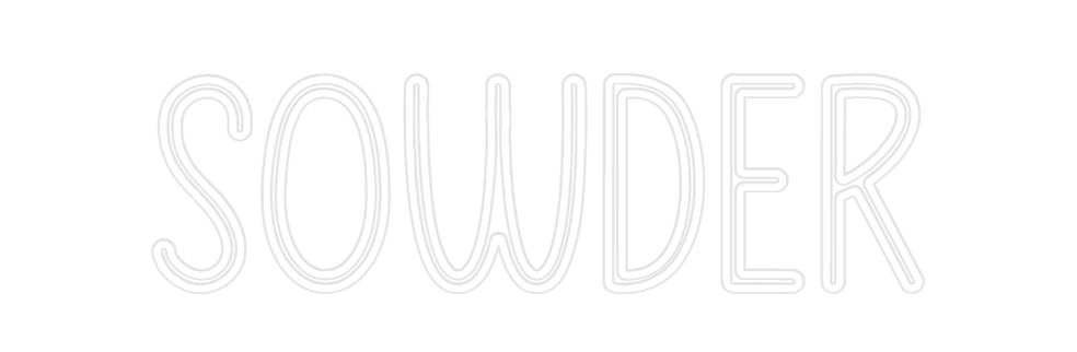 Custom Neon: Sowder