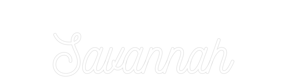 Custom Neon: Savannah