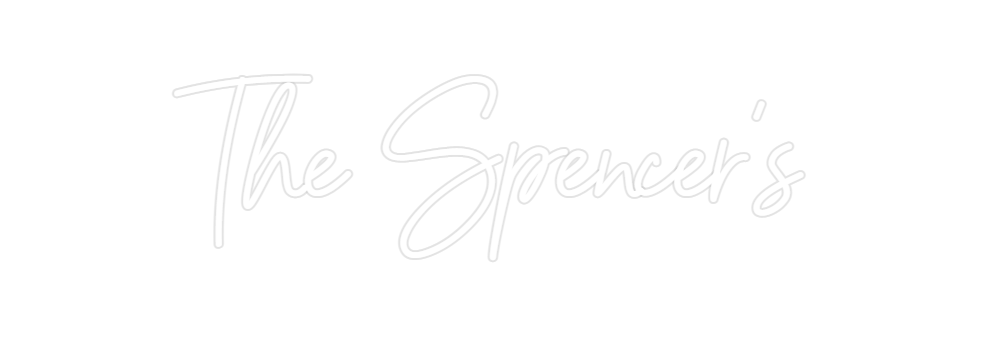 Custom Neon: The Spencer's