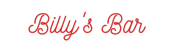 Custom Neon: Billy's Bar