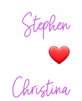 Custom Neon: Stephen
❤
Chr...