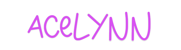 Custom Neon: Acelynn