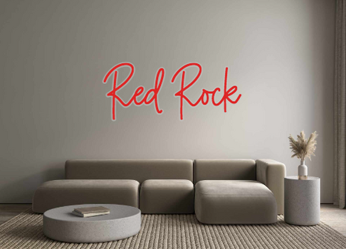 Custom Neon: Red Rock