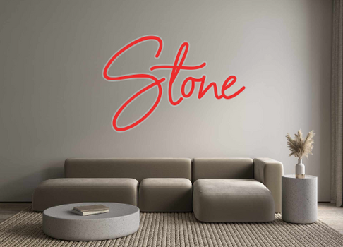 Custom Neon: Stone
