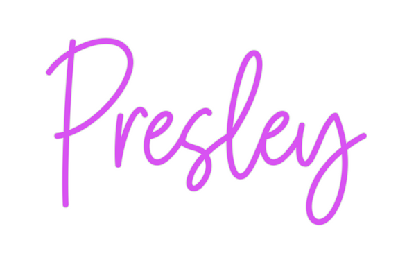 Custom Neon: Presley