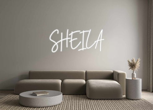 Custom Neon: SHEILA