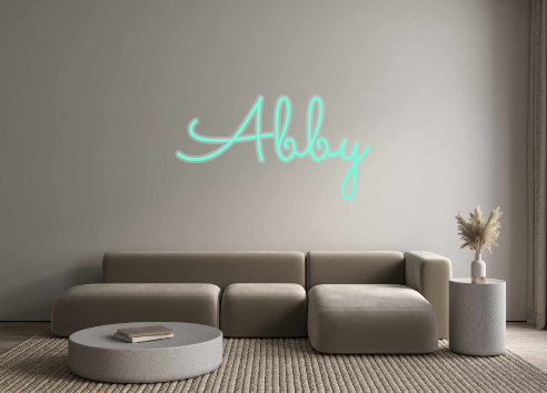 Custom Neon: Abby