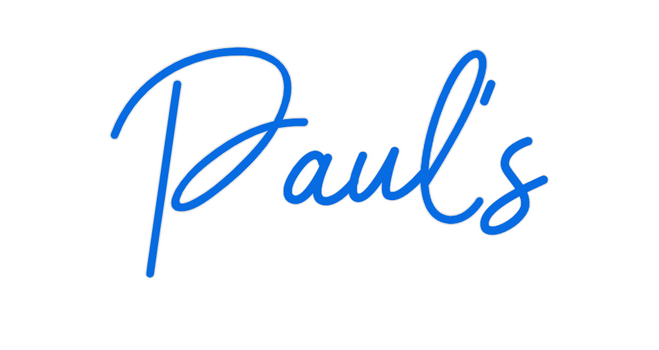 Custom Neon: Paul's