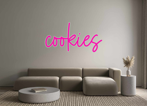 Custom Neon: cookies