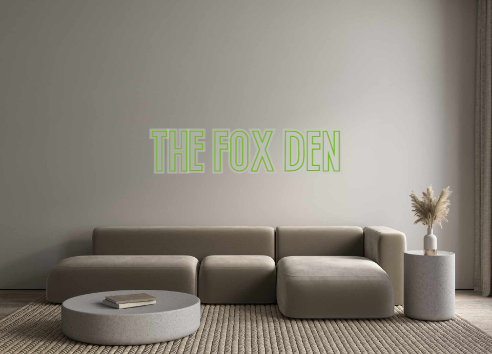 Custom Neon: THE FOX DEN