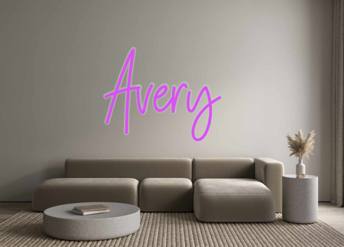 Custom Neon: Avery