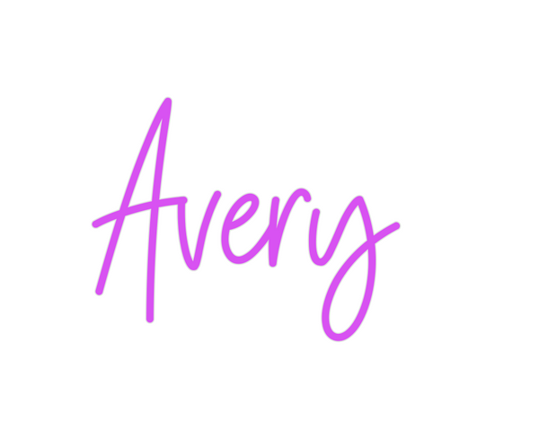 Custom Neon: Avery