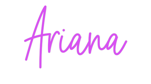 Custom Neon: Ariana