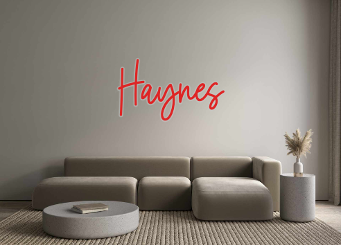 Custom Neon: Haynes