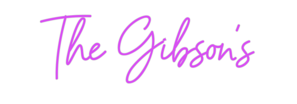 Custom Neon: The Gibson's
