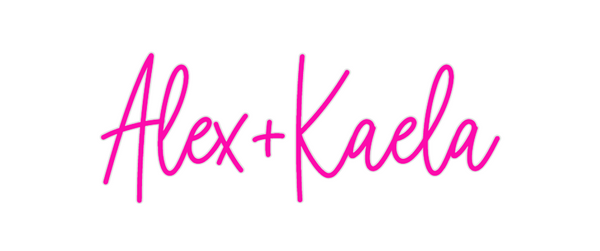 Custom Neon: Alex+Kaela