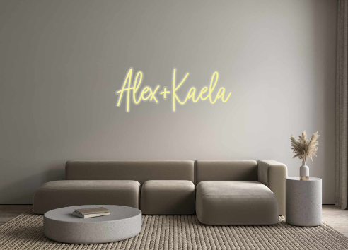 Custom Neon: Alex+Kaela