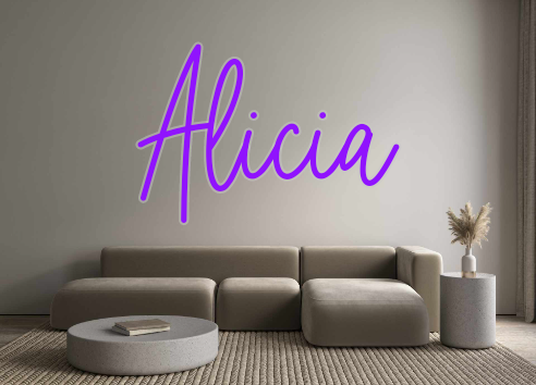 Custom Neon: Alicia