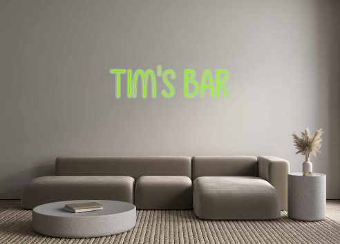 Custom Neon: Tim's Bar