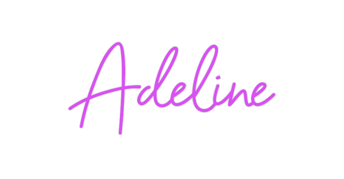 Custom Neon: Adeline
