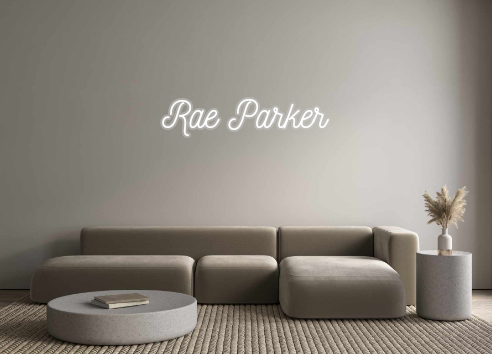 Custom Neon: Rae Parker