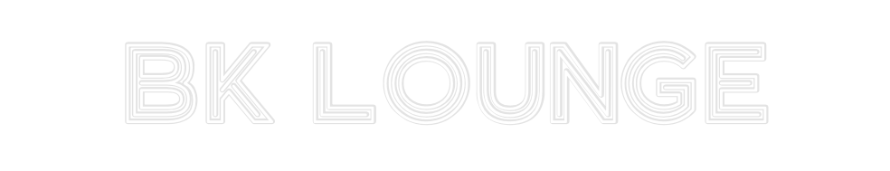 Custom Neon: BK Lounge