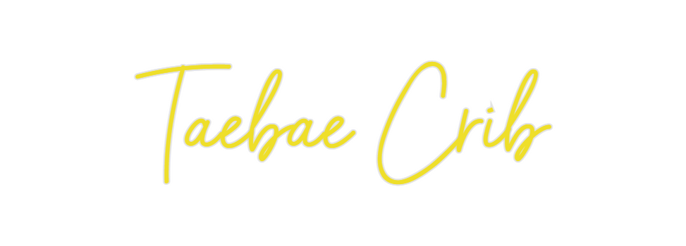 Custom Neon: Taebae Crib