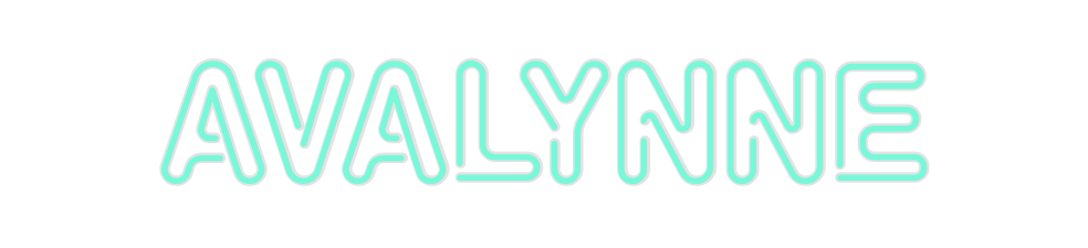 Custom Neon: AVALYNNE