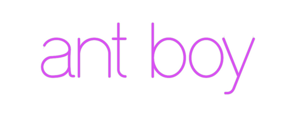 Custom Neon: ant boy