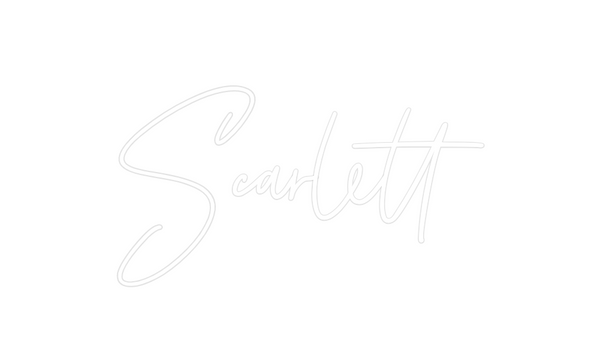 Custom Neon: Scarlett
